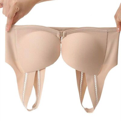 2023 Front Button Seamless Underwear Womens Small Breasts G