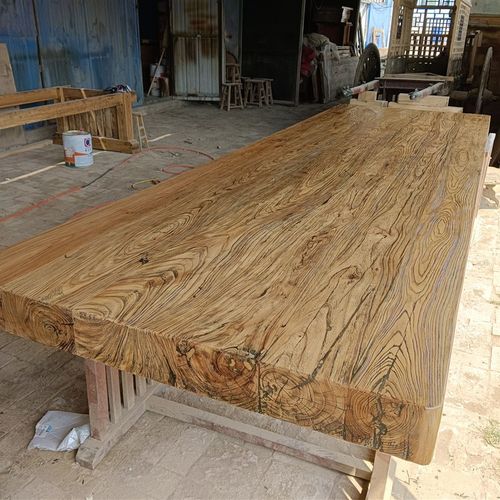 老榆木板实木桌面板原木板实木片吧台书桌踏步浴室飘窗板定制