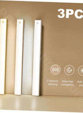 Wireless LED Night Light Motion Sensor Light Closet Night La