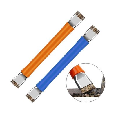 ESD Safe Brush Double Head Anti-Static Motherboard Cleaning