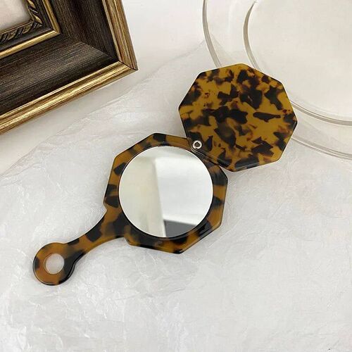 New Autumn Winter Retro 11cm Polygonal Handheld Small Round