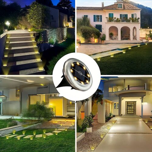 Outdoor Solar urtyard Stainless Steel Underground Light urty