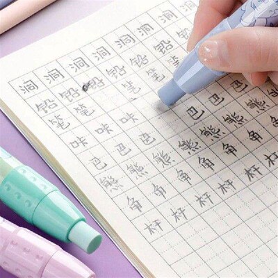 Erasers Pen Retractable Press Pencil Rubber Correction