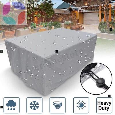 Furniture Cover Silver Outdoor Garden Waterproof Cover0