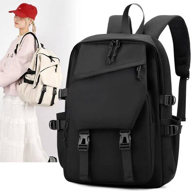 One 15 Inch Polyester Waterproof Solid Color Simple Mens Ba
