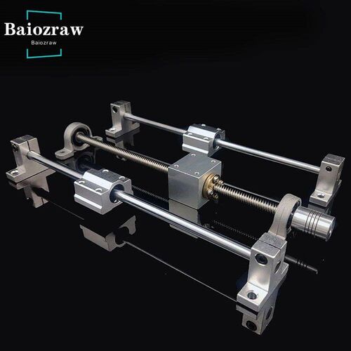 T8 Lead Screw Pitch 2mm Lead 8mm Length 200mm 800mm+Optical