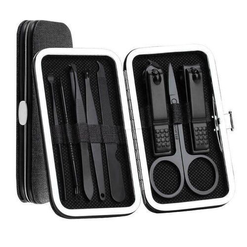 8Pcs Manicure Cutters Nail Clipper Set Household Stainless S