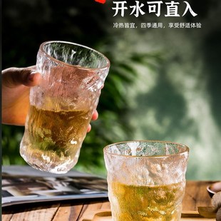 Handmade Hammered Whiskey Glass Heat-Resistant Juice Cup