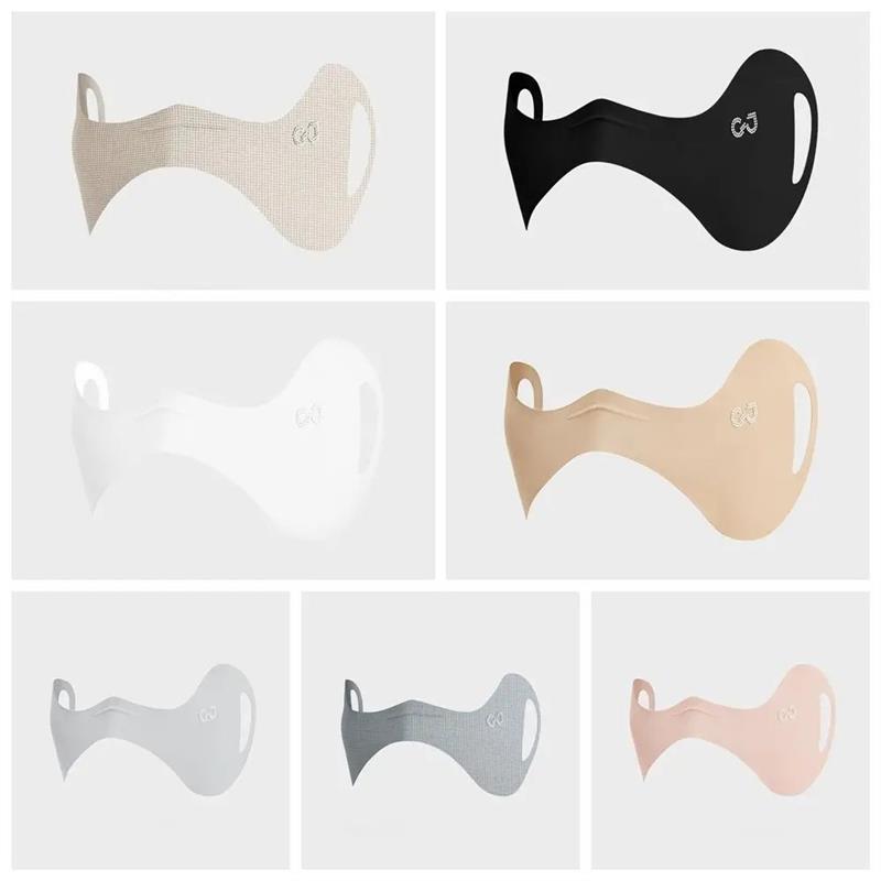 Summer Elastic Ice Silk Mask Thin Sunscreen Veil Golf Face M图片