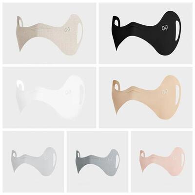 Summer Elastic Ice Silk Mask Thin Sunscreen Veil Golf Face M