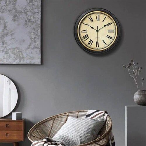 Hanging C Round Wall C Vintage Silent Non-ticking