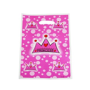 Princess Prince Crown Balloon Theme Gift Bag Birthday Party
