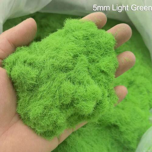 100G 5mm/8mm Static Grass Model Matte nylon artificial lawn