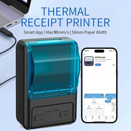 Handheld Receipt Printer 58mm Wireless Mini Thermal Printer