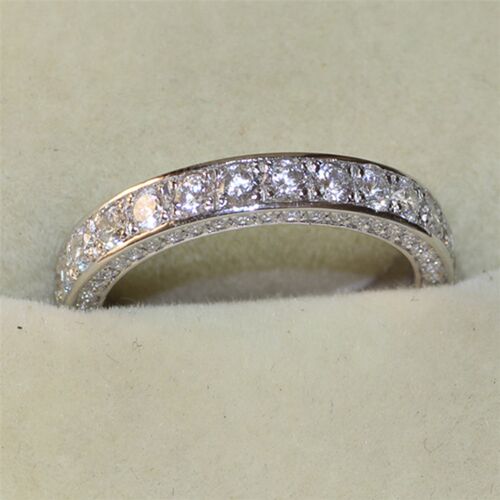 Huitan Simple Women Wedding Party Finger Rings Dazzling Cubi