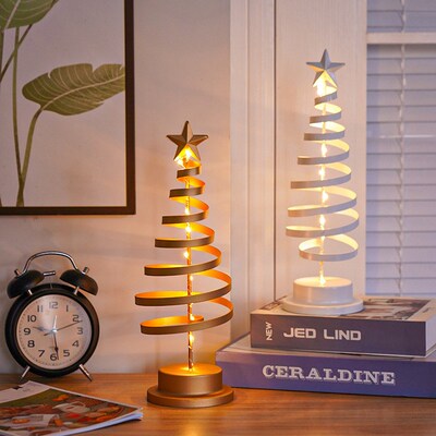 New LED Christmas tree light ornament bedroom desk lamp