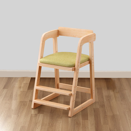 实木儿童学习椅多功能升降餐椅家用书桌写字成长椅升降靠背椅坐姿