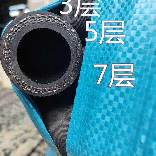 水管橡胶管压力管夹布橡胶管空压管输水管包布管耐压管30米40米长
