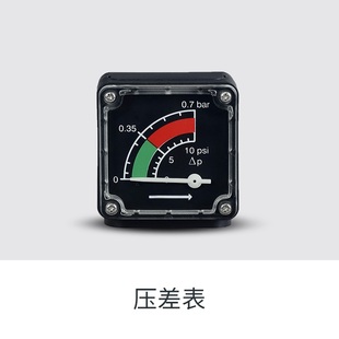 精密过滤器配件 气水分离器配件 压差表 压差指示器 液位镜观察表