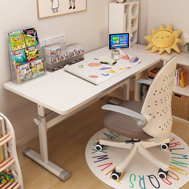 学习桌儿童书桌家用写字桌椅套装小学生初中生可升降写字台功课桌