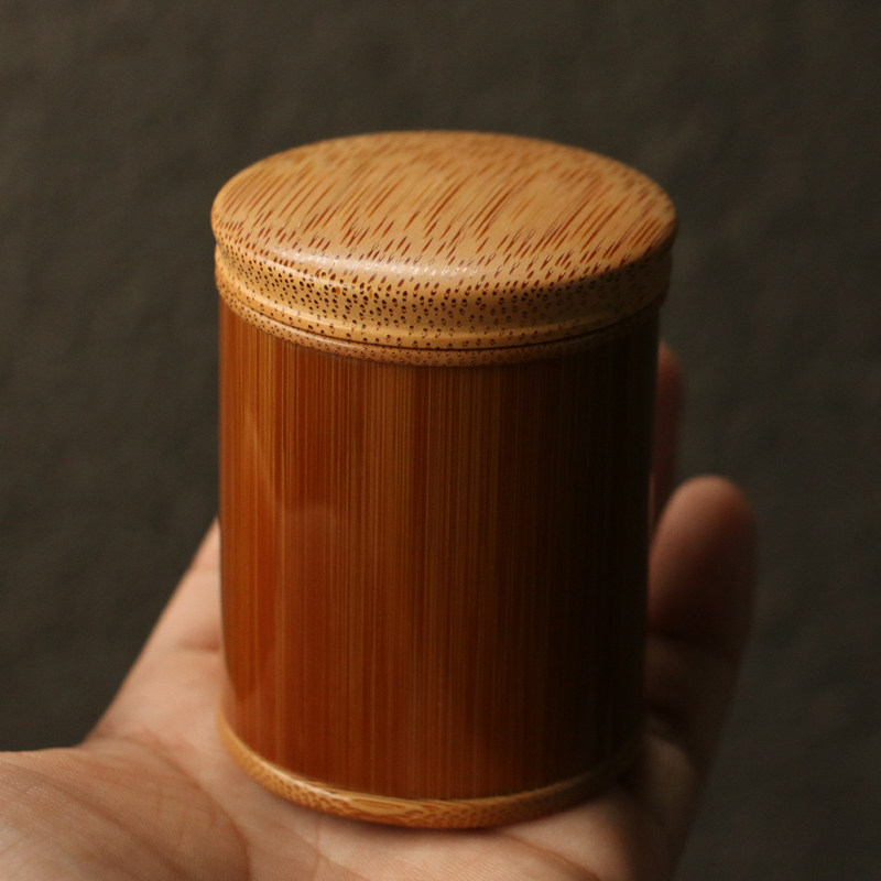 十几年玉竹老料苏工精工制作螺纹孔茶道茶叶罐茶仓香粉罐茶具竹器,特色手工艺,竹编/竹雕,淘宝优惠券,粉丝福利购,淘宝优惠卷