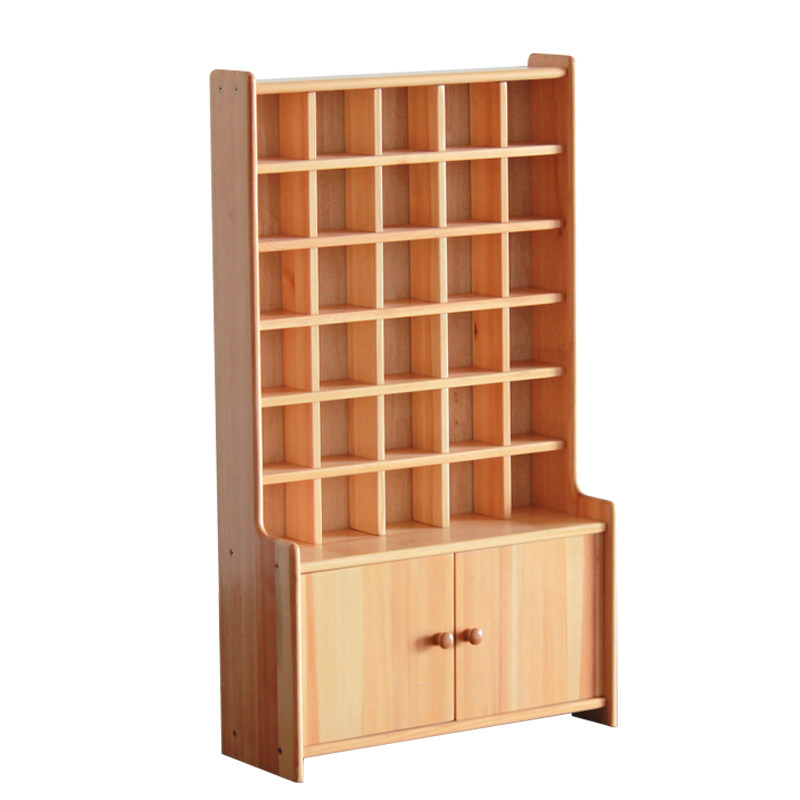 幼儿园小孩实木口杯架儿童水杯架茶杯柜木制带门蒙台梭利协会促销,住宅家具,儿童储物架/收纳架（原婴童）,淘宝优惠券,粉丝福利购,淘宝优惠卷