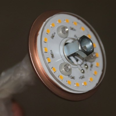 蘑菇LED壁灯,10W,尺寸255X200X进深195mm,3000K暖光