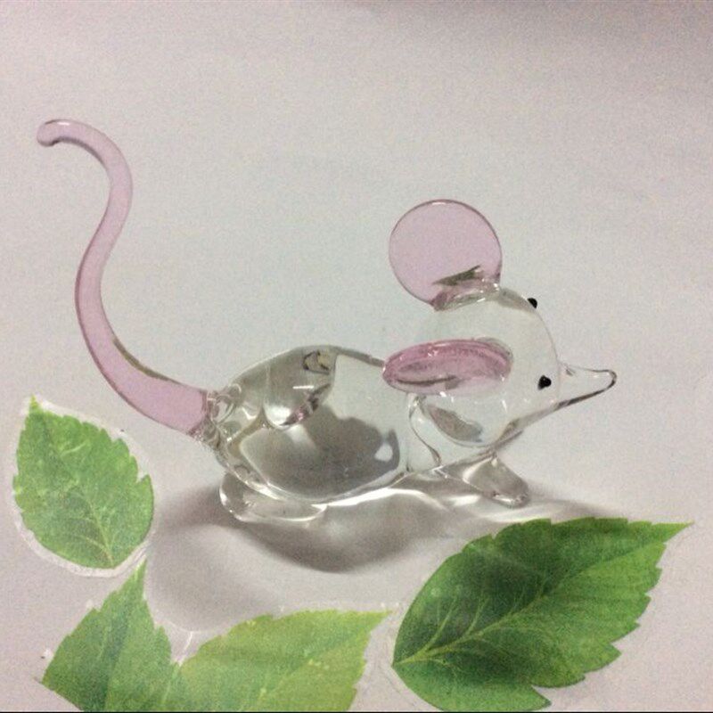 纯手工十二生肖玻璃摆件鼠牛虎兔龙蛇马羊猴鸡狗猪家居全套摆设