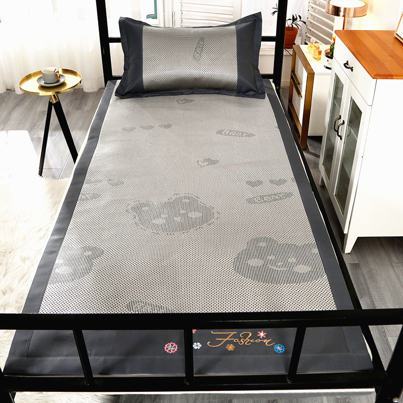 单人凉席可水洗机洗夏季学生宿舍草席寝室折叠软冰丝席夏天藤席子,床上用品,冰丝席,淘宝优惠券,粉丝福利购,淘宝优惠卷