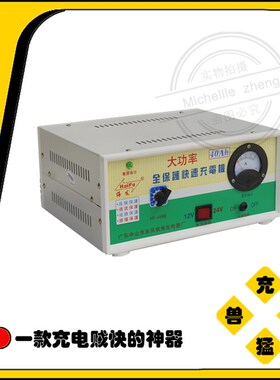 海发牌大功率汽车电瓶充电机40A12V/24V货车汽车蓄电池充电器