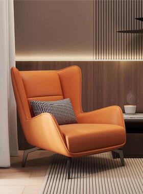 小户懒人沙发椅单人椅沙发带脚踏客厅阳休闲铁72974艺型沙台发清