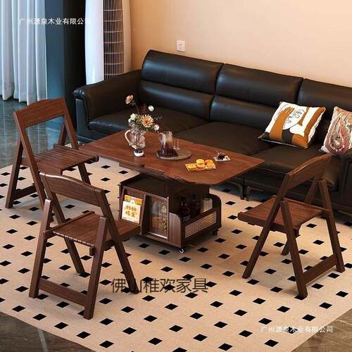 升降茶叠移动推车木实茶台茶桌小户几xx159#型客厅折多功能沙发餐