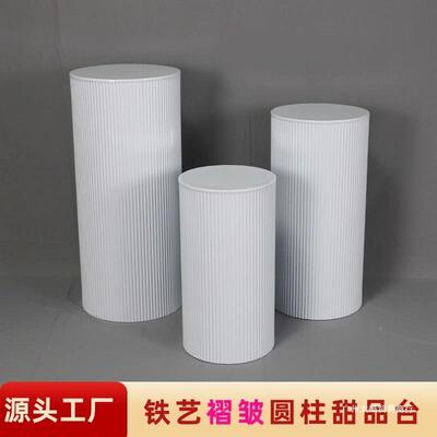 庆道具铁艺10095438甜柱品台柱婚礼装婚饰派对圆方柱摆件橱窗展示