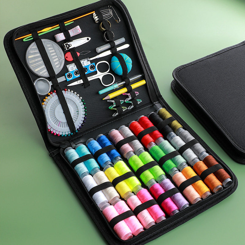 家用针线盒套装便携式多功能高档实用针线包缝纫针线手缝小型宿舍,居家布艺,线盒,淘宝优惠券,粉丝福利购,淘宝优惠卷
