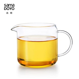 尚明加厚玻璃公道杯茶海功夫茶具高硼硅耐高温玻璃分茶器茶具配件
