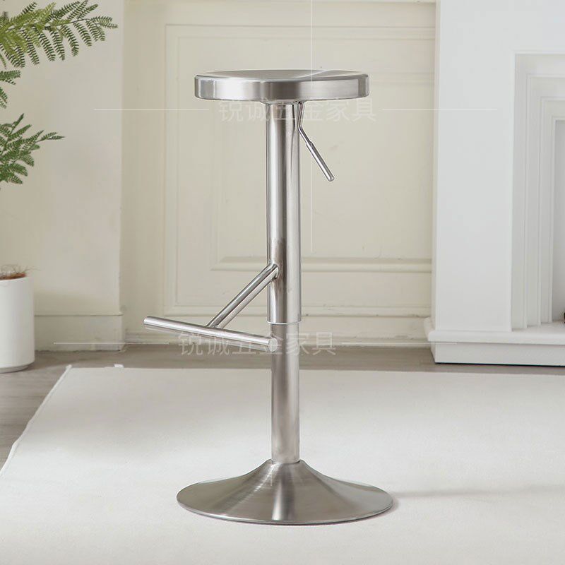 工业风酒吧不锈钢吧台凳咖啡厅可旋转圆凳升降高脚凳金属吧台椅子,商业/办公家具,酒吧凳,淘宝优惠券,粉丝福利购,淘宝优惠卷