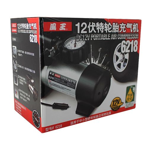 风王车载充气泵大功率快速打气泵汽车轮胎电动打气筒SUV越野6220