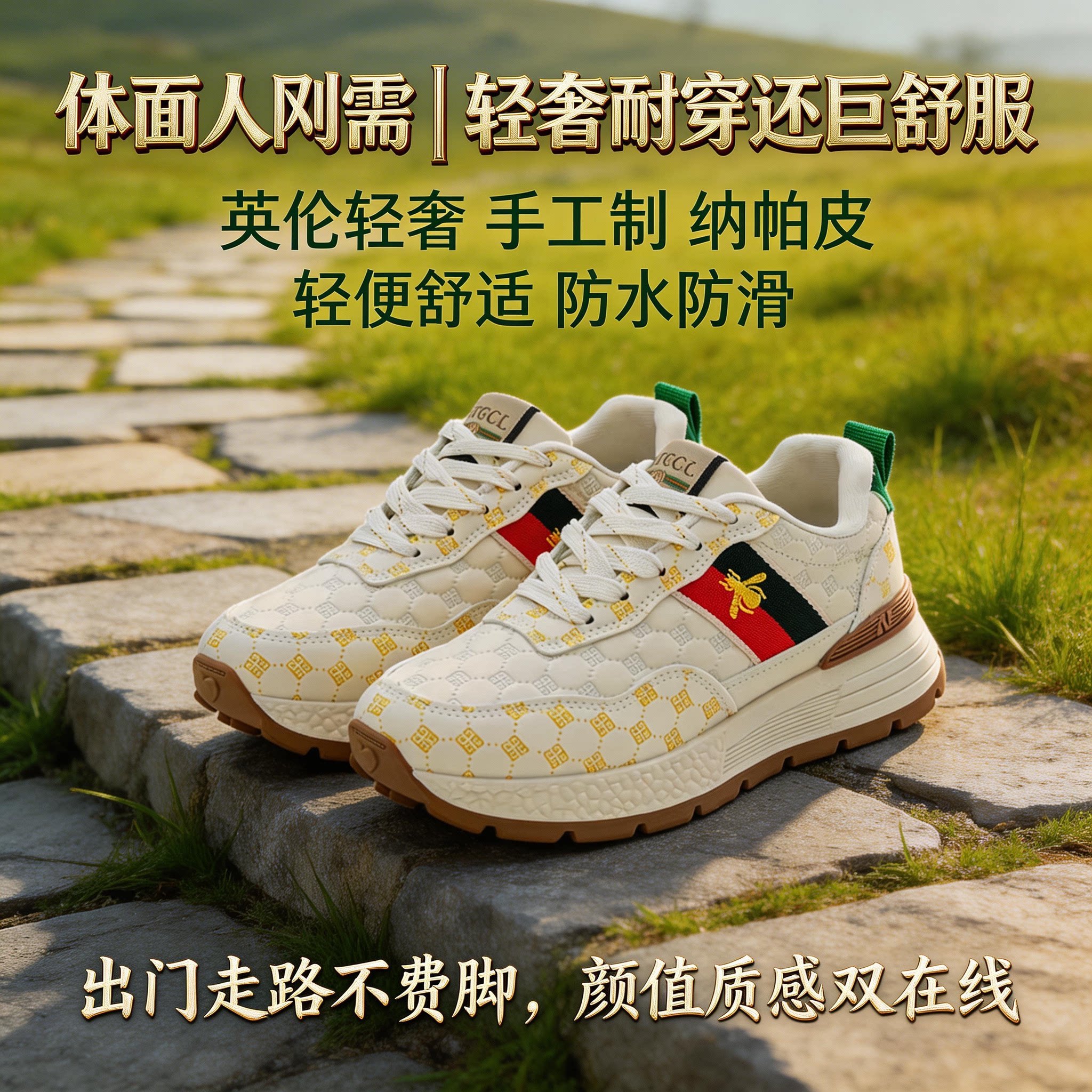 休闲运动鞋跑步鞋男女轻便耐磨软底情侣厚底增高百搭防水防滑时尚