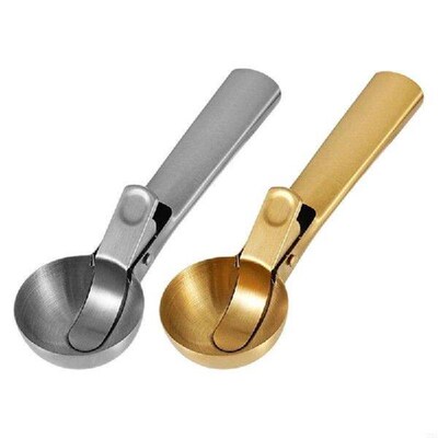 2025 New Stainless Steel Triggers Ice Cream Scooper for DIY