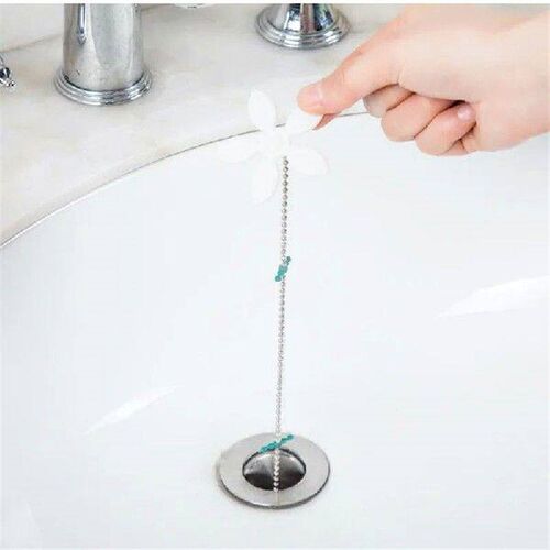 1~5Pcs Pipe Dredging Brush Bathroom Hair Sewer Sink