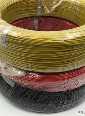 UL32-28WG铁氟龙电线 7支0.镀锡 耐高温200度 300V 防火电线