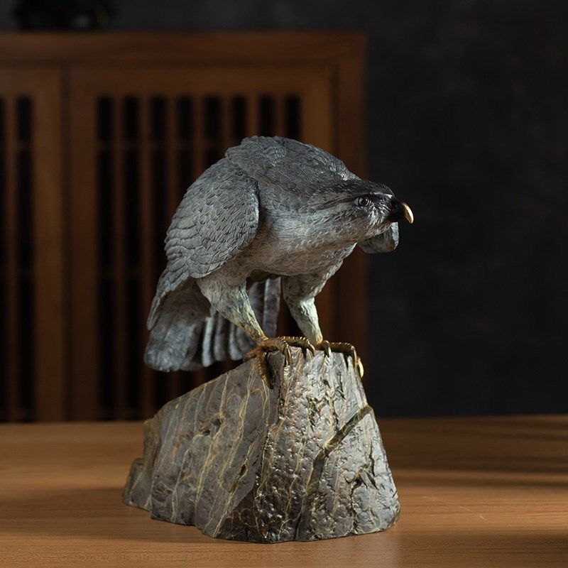 铜老鹰摆件海东青工艺品大展宏图客厅办公室桌面装饰开业乔迁礼品,家居饰品,装饰摆件,淘宝优惠券,粉丝福利购,淘宝优惠卷