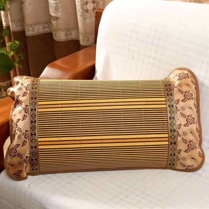 Baicaoshu Summer Comfortable Bamboo Pillowcase Bamboo Mat Pi