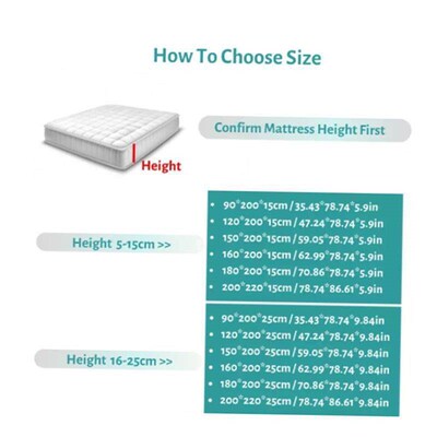 Mattress Cover Queen Size fitted sheet Bed Cover pillow case