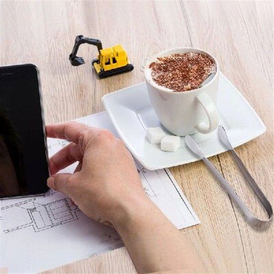 5/10/15PCS Bbq Pastry Tongs 304 Stainless Steel Multicolor