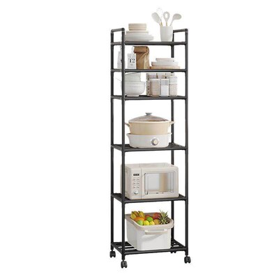 Multi-layer kitchen storage rack for pots, household floor-s