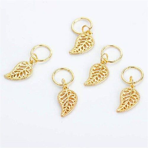 5pcs-100pcs  Silver Metal Hair Rings Braid Dreads Bead