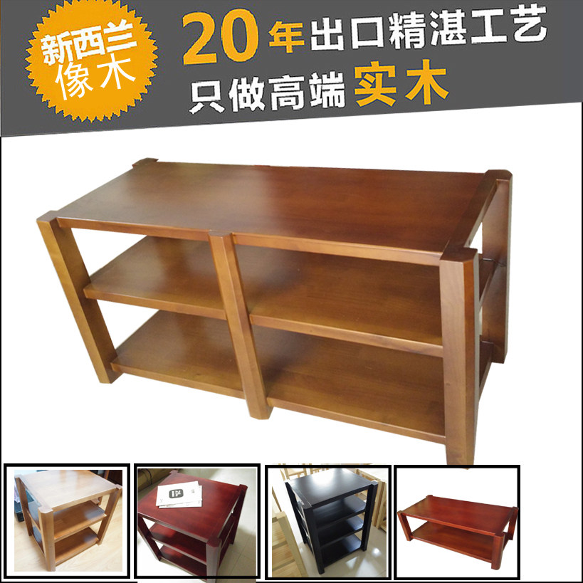 纯实木电视影音架器材机架音响发烧双三层功放DVD/CD机柜可订定制