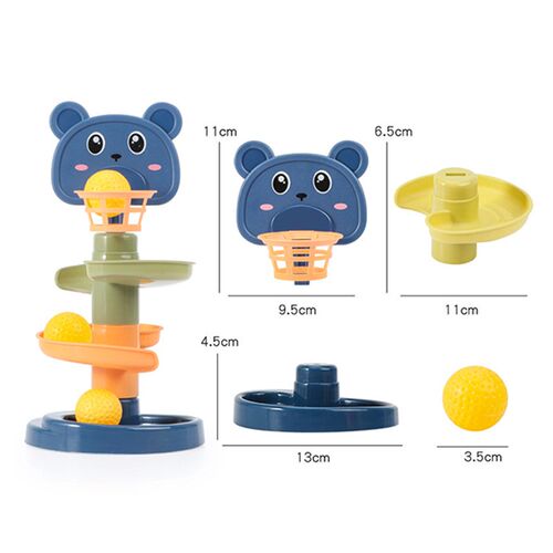 Baby Toys Rolling Ball Pile Tower Early Educational Toy For