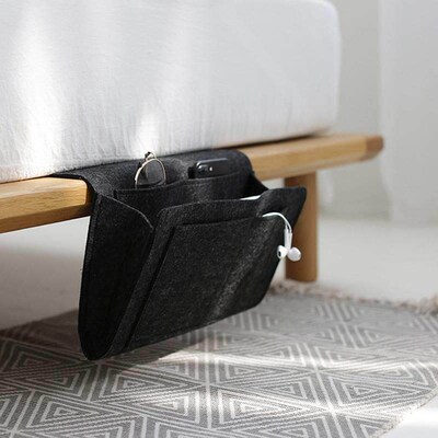 Nordic bedside hanging bag felt bedroom bedside sofa remote